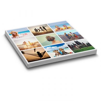 Rectangular canvas with crate - Landscape