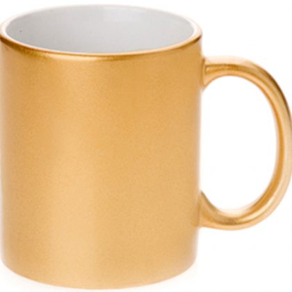Print on a gold metal cup