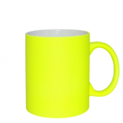 Εκτύπωση σε κίτρινη κούπα (Fluo)