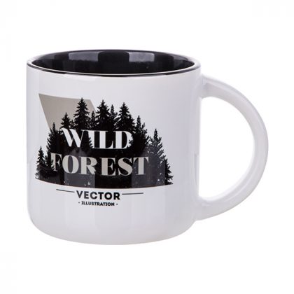 Print in mug with black colour inside (14oz.)