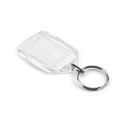 Blank acrylic photo keyring (double sided)