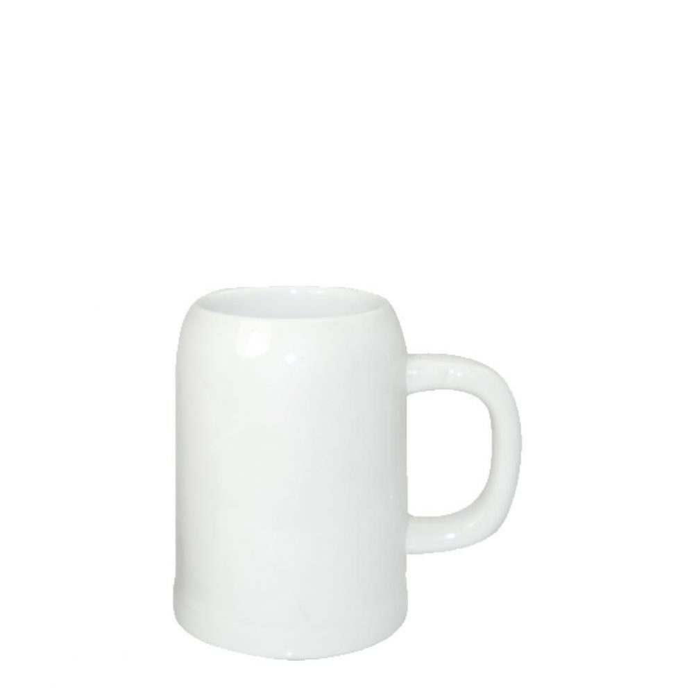 BEER MUG - WHITE/GLOSS -  0.25 L orca