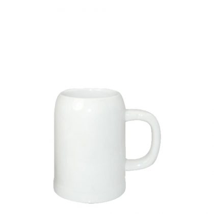 BEER MUG - WHITE/GLOSS -  0.25 L orca
