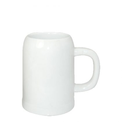 BEER MUG - WHITE/GLOSS -  0.50 L orca