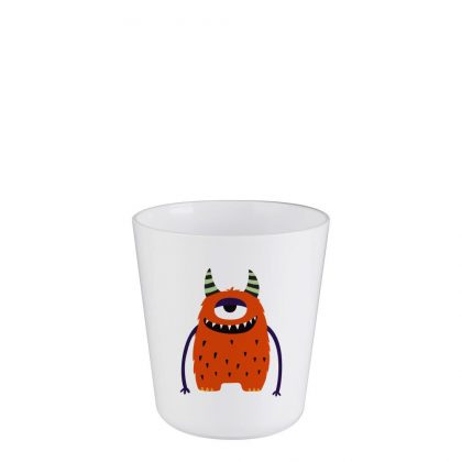 Plastic Kids Cup 8oz. (Full Color) WHITE