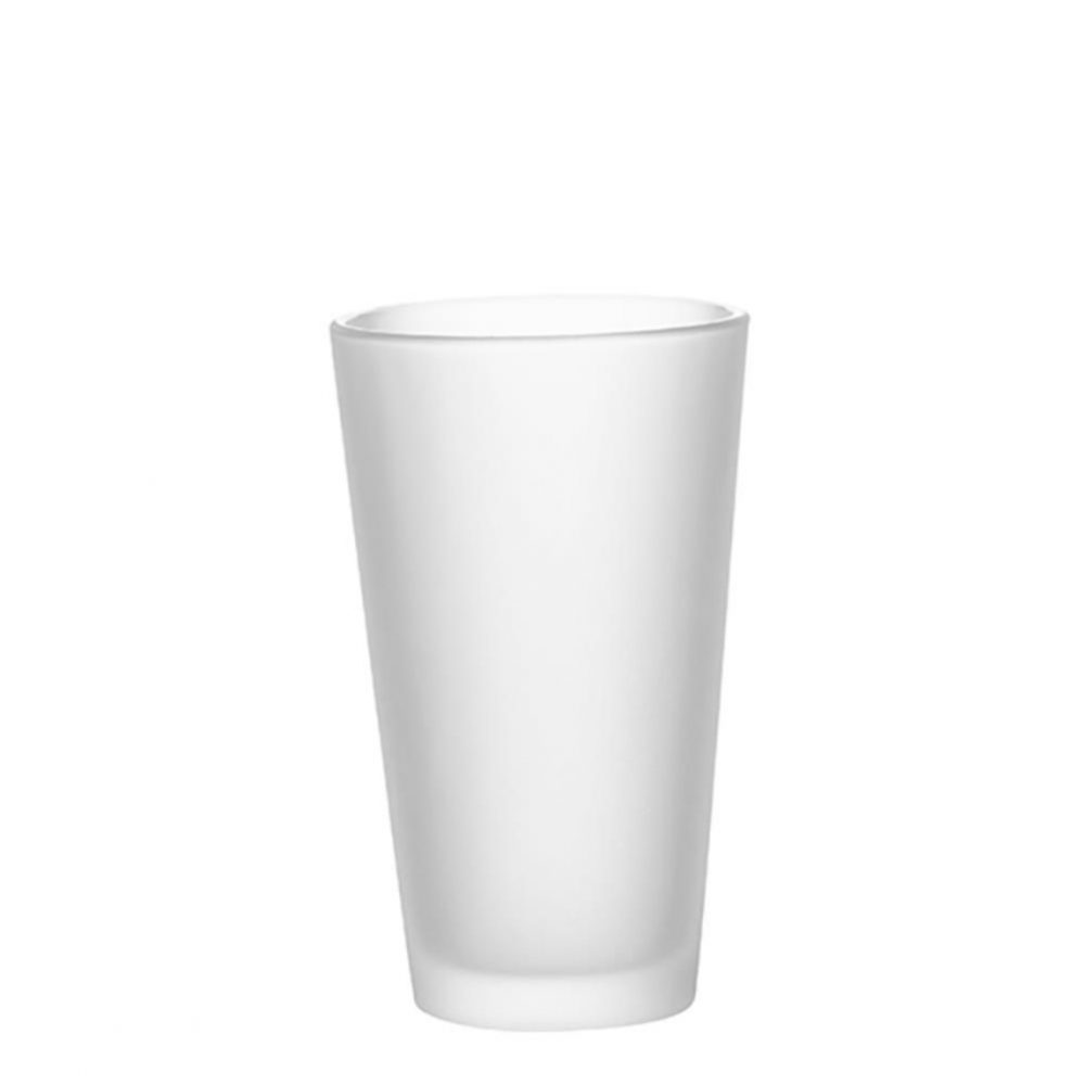 MUG GLASS - 17oz LATTE frosted