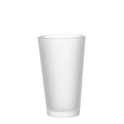 MUG GLASS - 17oz LATTE frosted