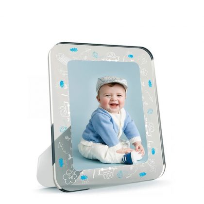 GLASS FRAME - TOUGHENED/8mm 19.5x24.5cm BLUE
