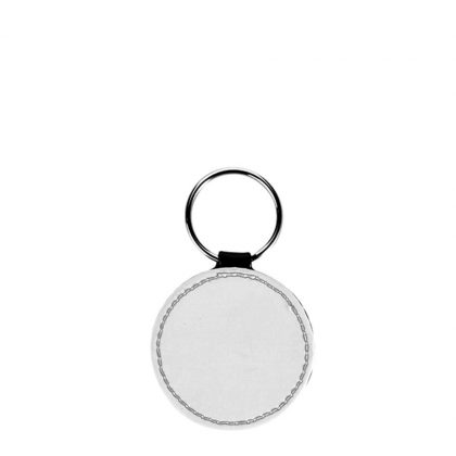 KEY-RING - LEATHER 1sided (Round)