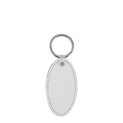 KEY-RING - LEATHER 1sided (Oval)