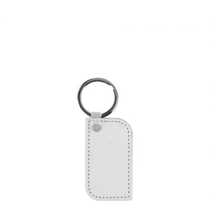 KEY-RING - LEATHER 1sided (Round Corner)