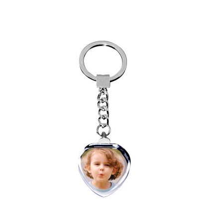KEY-RING - CRYSTAL (Heart)