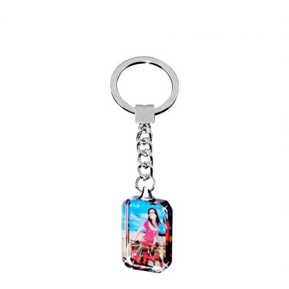 KEY-RING - CRYSTAL (Rectangular)