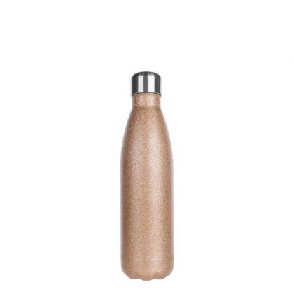 Bowling Bottle 500ml (Glitter Gold)