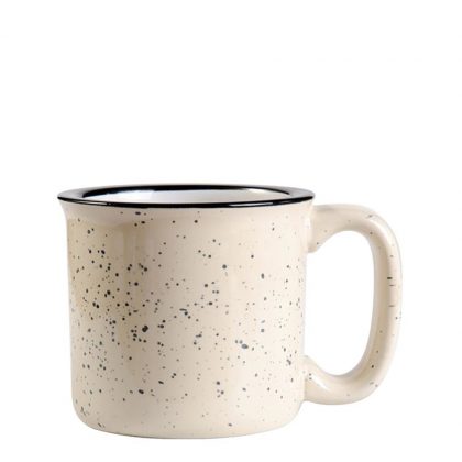 MUG 13oz (CERAMIC ENAMEL) BEIGE/GLOSS