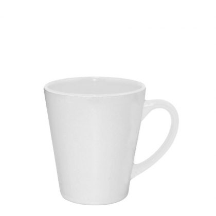 MUG WHITE/GLOSS 12oz LATTE