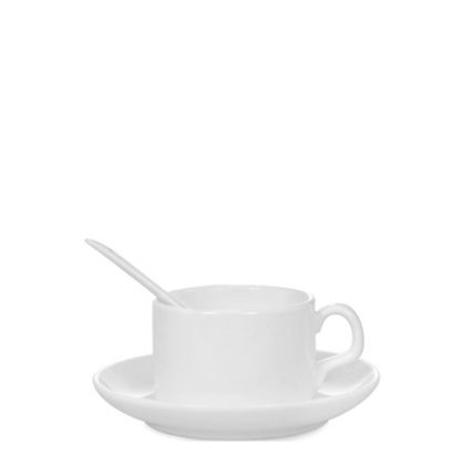 Coffee Set - 4oz (Ceramic) with spoon