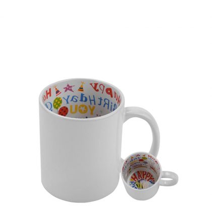MUG 11oz - PRINT INSIDE (HAPPY BIRTHDAY)