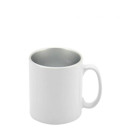 MUG 10oz - METALLIC - SILVER inner