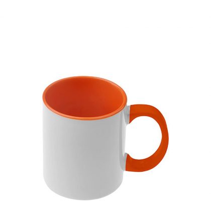 MUG 11oz - INNER & HANDLE - ORANGE