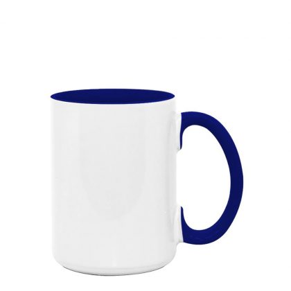 MUG 15oz -  INNER & HANDLE - BLUE