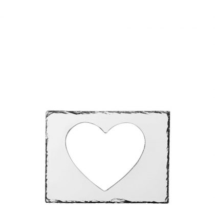 PHOTO SLATE (FRAME) Heart 19x25cm