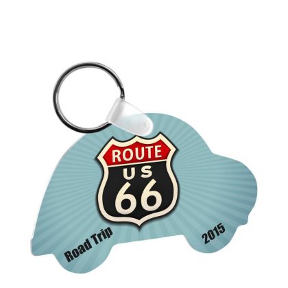 KEY-RINGS (Aluminum 2-sided) SEMI-GLOSS CAR - 4.064x6.985