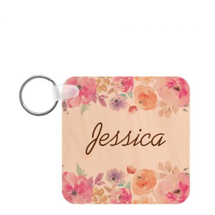 KEY-RINGS (NATURAL WOOD matt)SQUARE-5.71x5.71