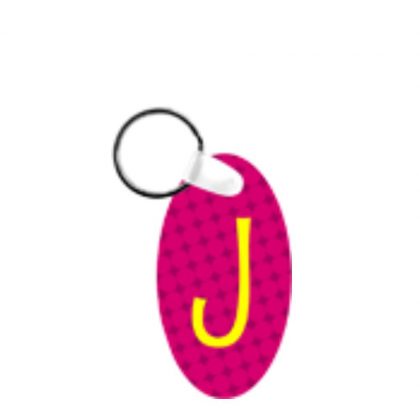 KEY-RINGS (Aluminum 2-sided) GLOSS OVAL - 3.493x6.35