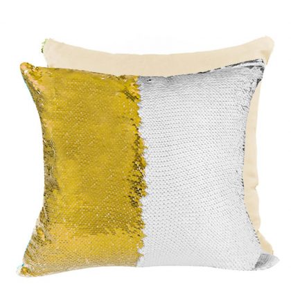 PILLOW - COVER Sequin (GOLD) 40x40cm