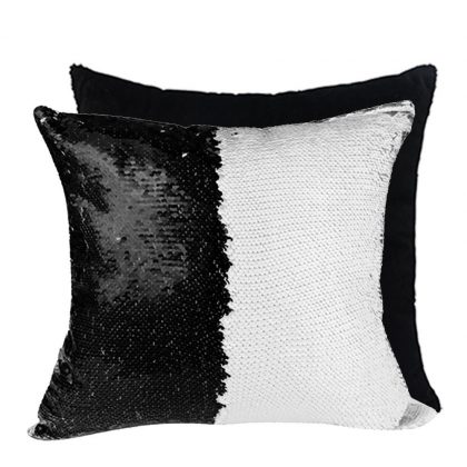PILLOW - COVER Sequin (BLACK) 40x40cm