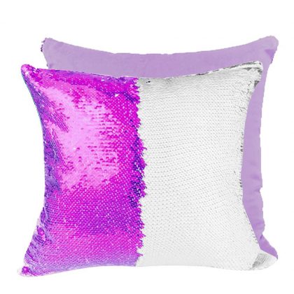 PILLOW - COVER Sequin (PURPLE) 40x40cm