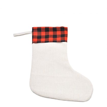 XMAS - STOCKING (LINEN) 26x41 cm
