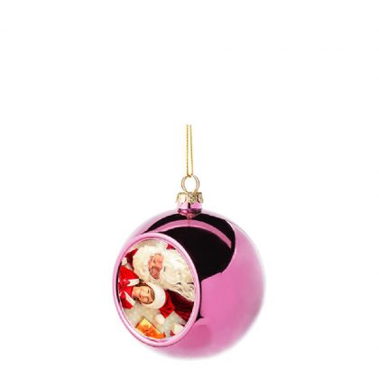XMAS - BALL 8cm/PINK