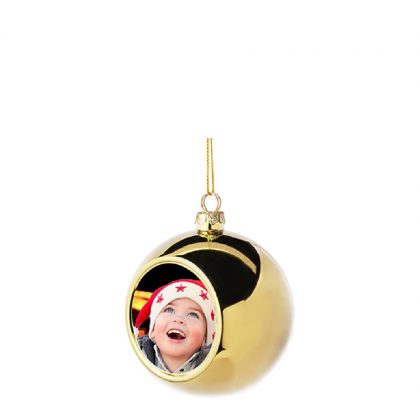 XMAS - BALL 8cm/GOLD