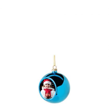 XMAS - BALL 6cm/BLUE