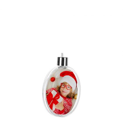 XMAS - ORNAMENT plastic Round (D. 7.5cm)