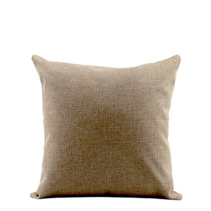 PILLOW - COVER (LINEN brown light) 40x40cm