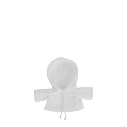 WHITE HOODIE for Teddy Bear 20cm (TED1037 & TED1031)