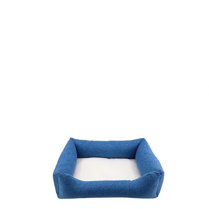 Bumper Pet Bed (LINEN blue) Small