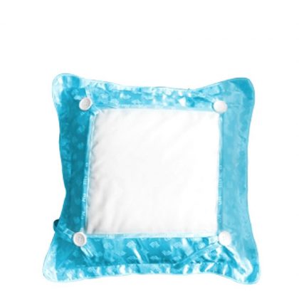 PILLOW - COVER (COLOR) 37x37cm - BLUE LIGHT