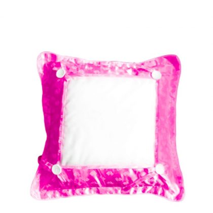 PILLOW - COVER (COLOR) 37x37cm - PINK
