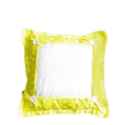 PILLOW - COVER (COLOR) 37x37cm - YELLOW