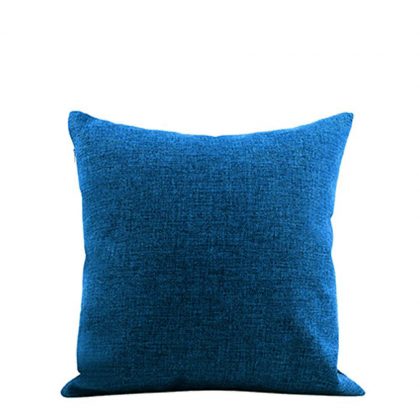 PILLOW - COVER (LINEN blue dark) 40x40cm