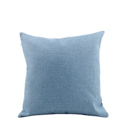 PILLOW - COVER (LINEN blue light)) 40x40cm