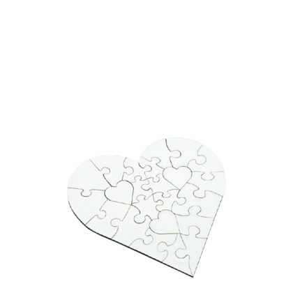 PUZZLE FELT - HEART (19.1x19.1) 75pcs