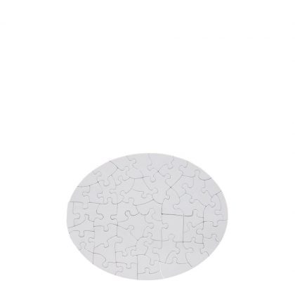 PUZZLE (PAPER gloss) OVAL 19x24 - 51pcs