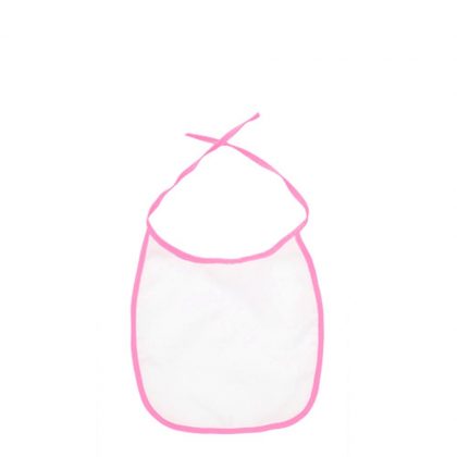 Baby Bib - PINK edge