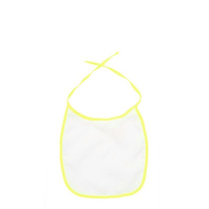 Baby Bib - YELLOW edge