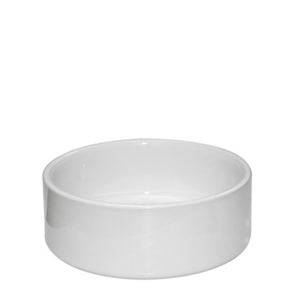 PET BOWL ceramic (7.6H.x18.4D. cm) for dogs